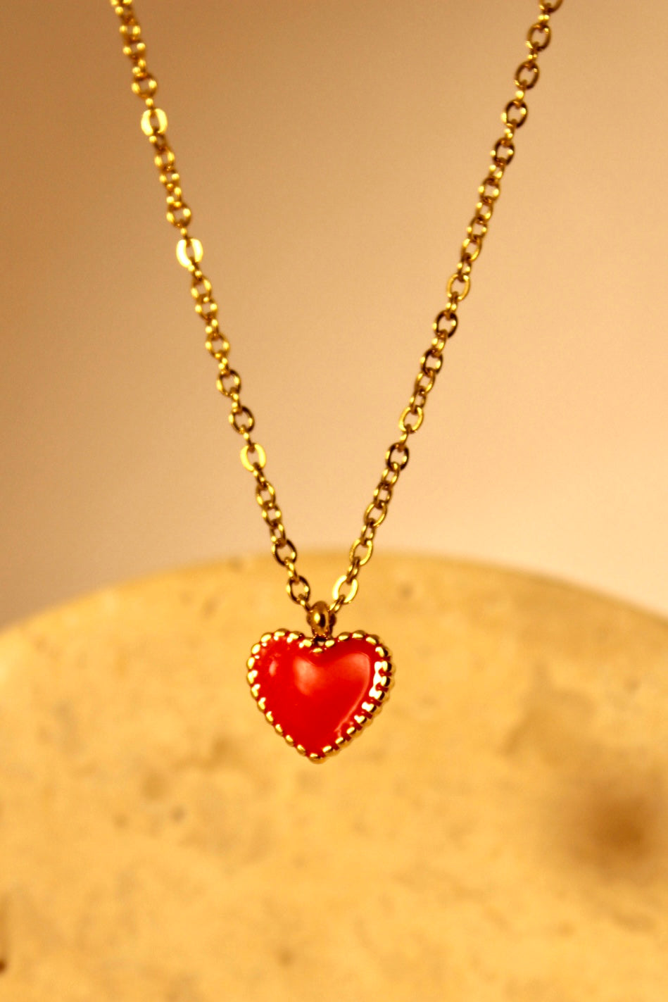 Amika Heart Pendant Necklace