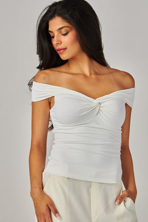 Monique Twisted Front Versatile Top