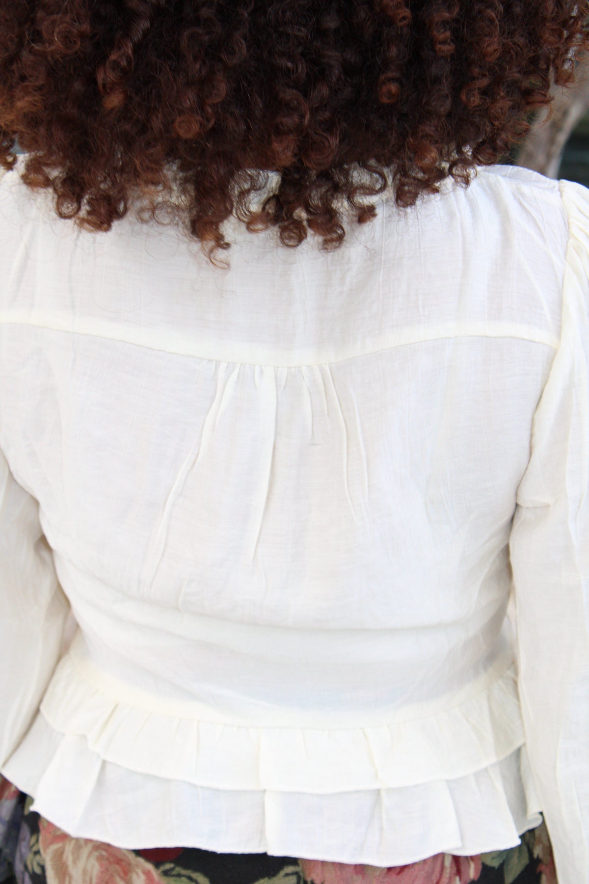 Cozy Autumn Ruffle Long Sleeve Blouse Top