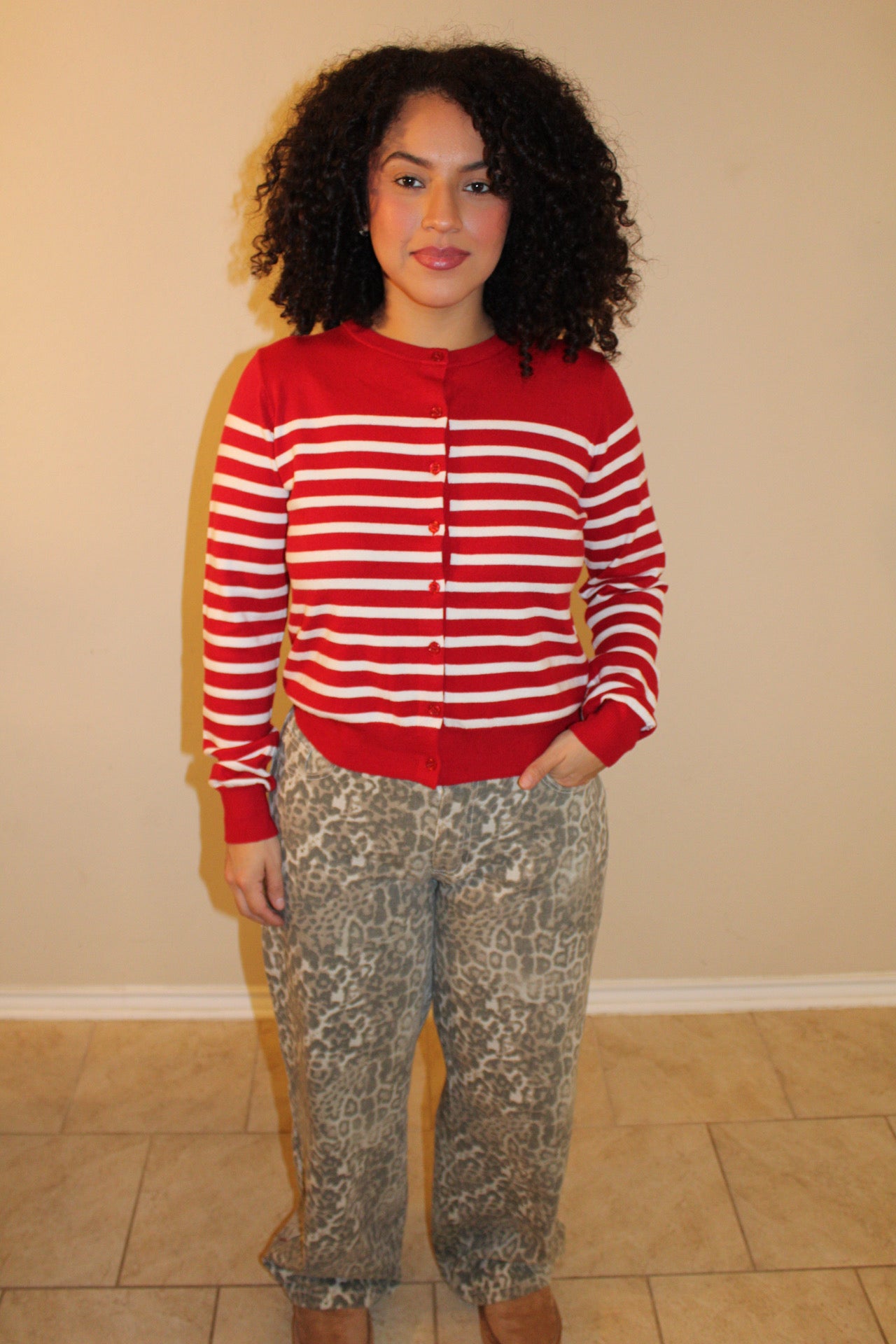 Farrah Striped Cardigan