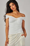 Monique Twisted Front Versatile Top