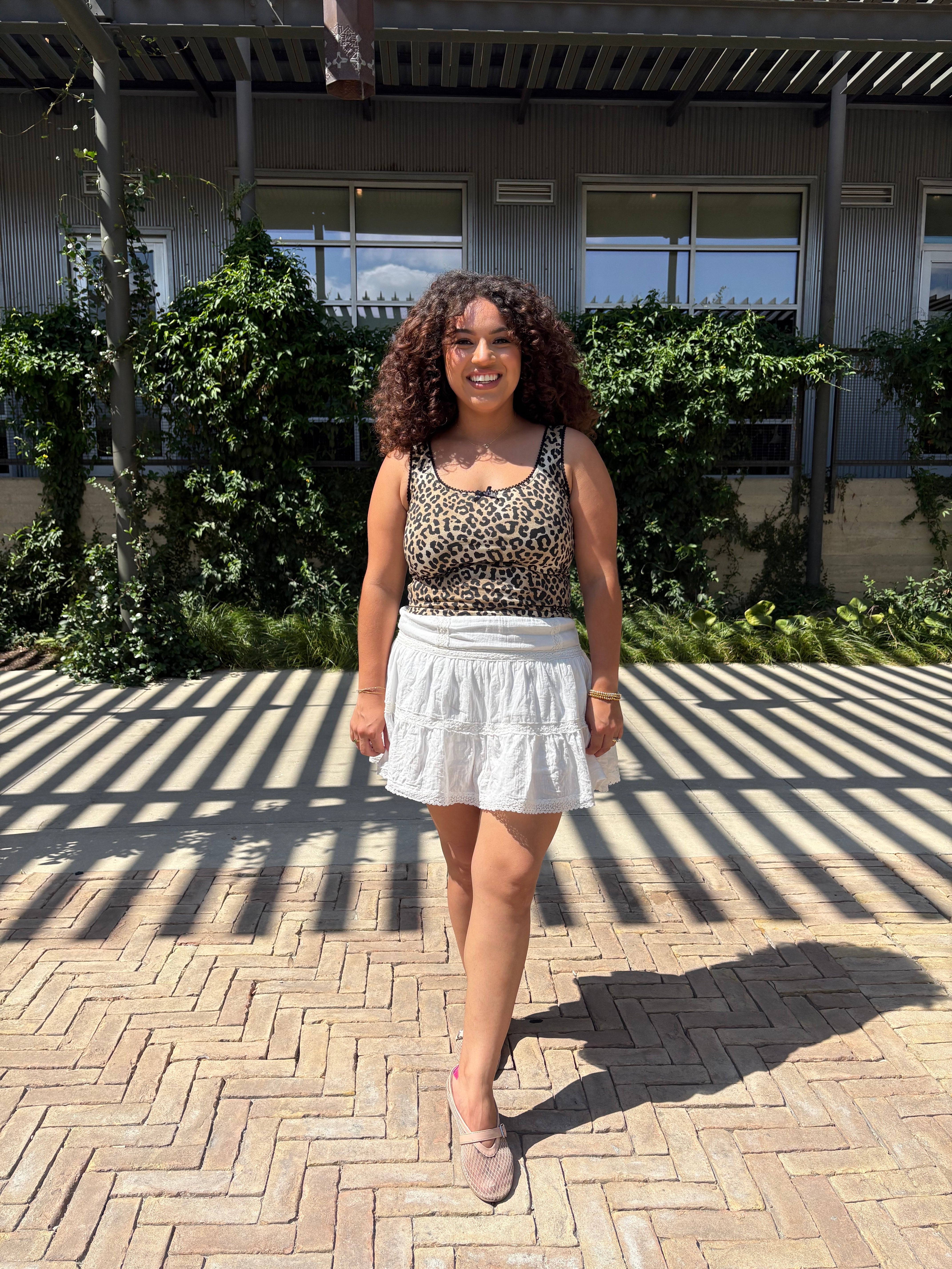 In The Wild Lace Trim Tank