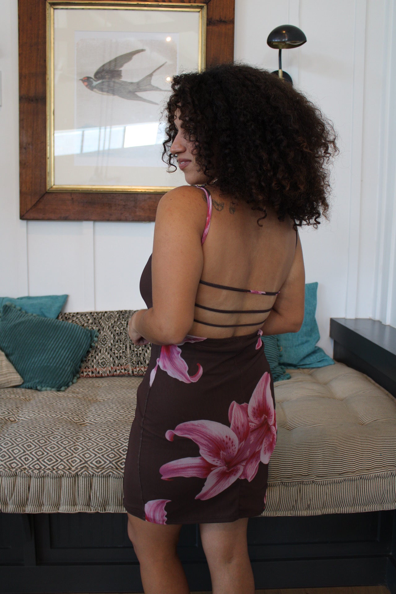Adela Floral Tank Bodycon Dress