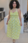 Lemon Citrus Skirt Set