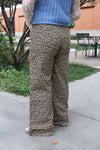 Cameron Denim Leopard Pants