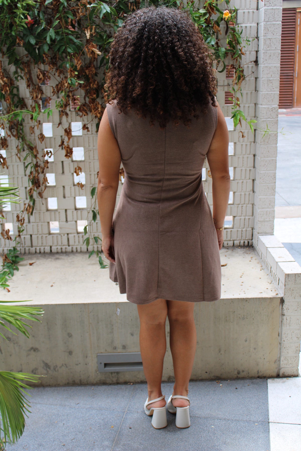 The Autumn Layer Brushed A Line Mini Dress