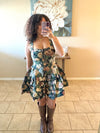 Penelope Vintage Floral Romper