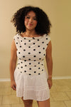 Carli Classic Polka Dot Cowl Neck Top