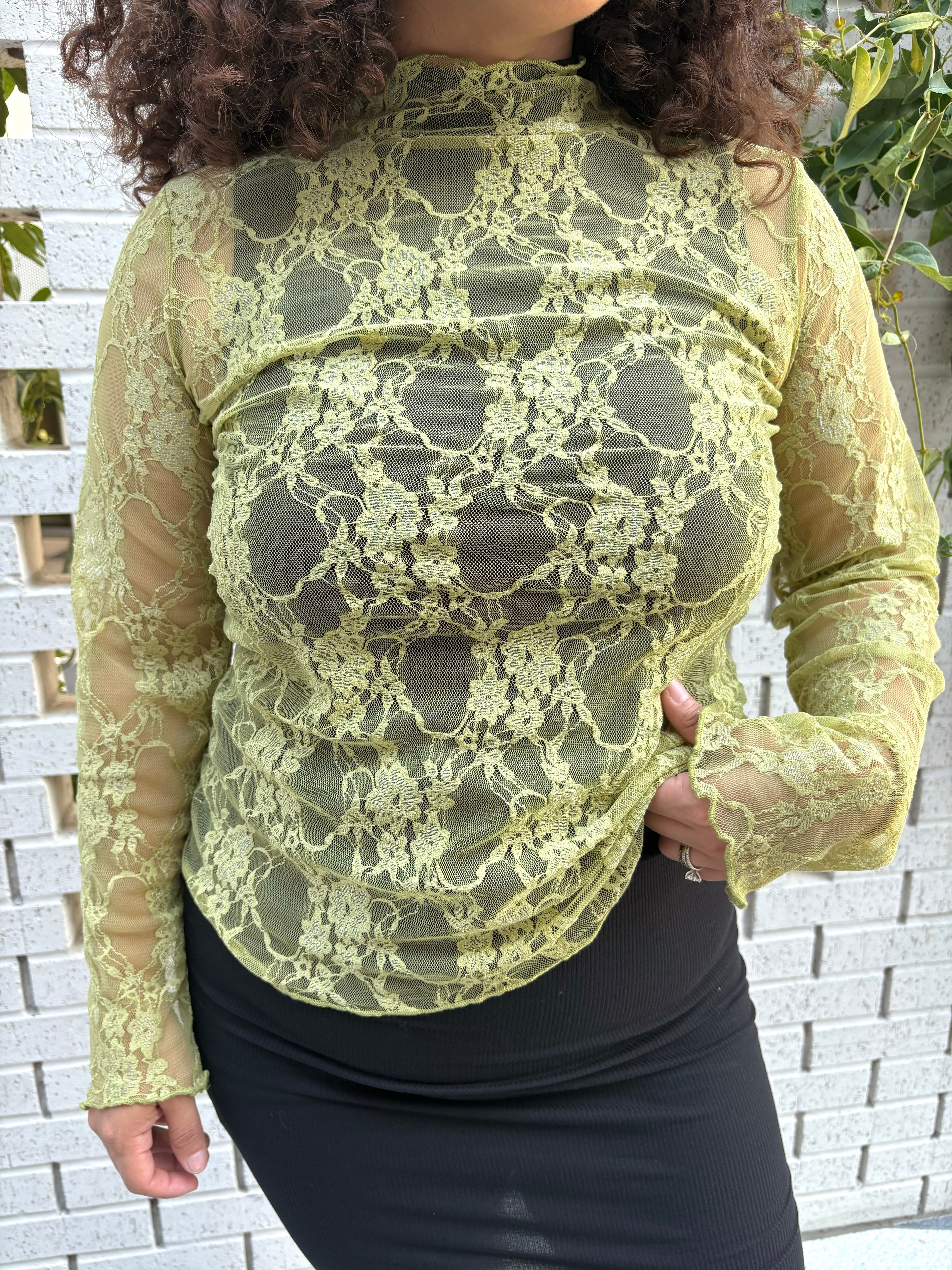 Camille Lace Layering Top