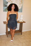 Millie Polka Dot Strapless Dress