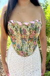 Vintage Rose Corset Top