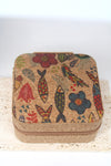 Fish Print Jewelry Case