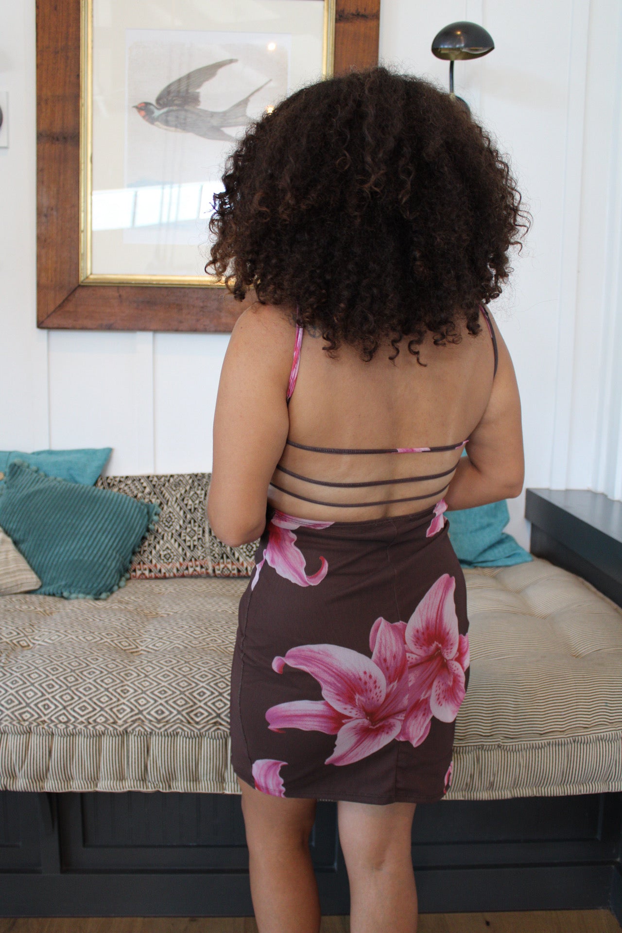 Adela Floral Tank Bodycon Dress