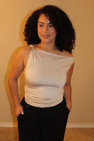 Astrid Asymmetrical One Shoulder Top