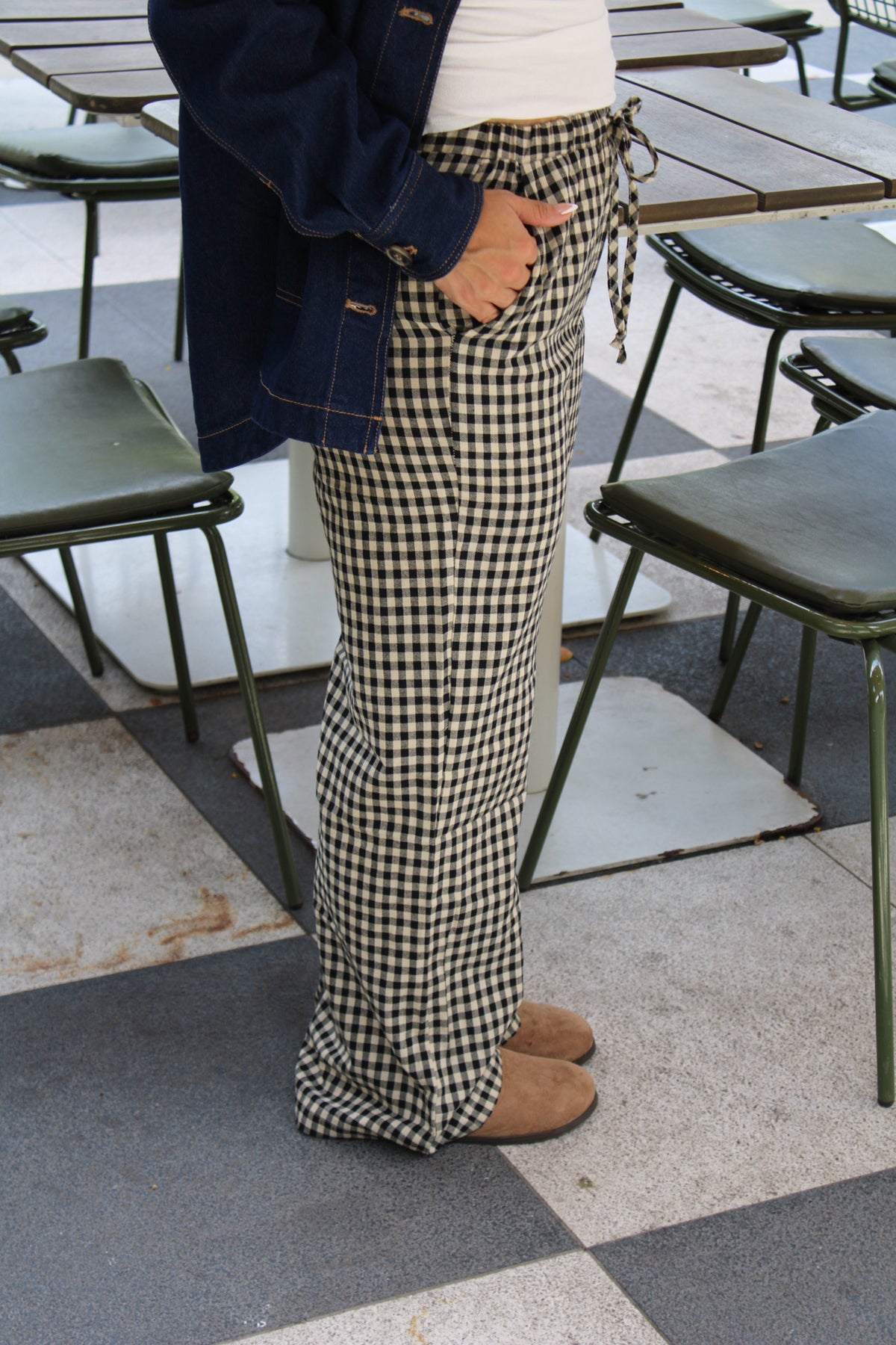 Apple Picking Checkered Pants