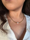 Emily Fresh Pearl Beaded Necklace