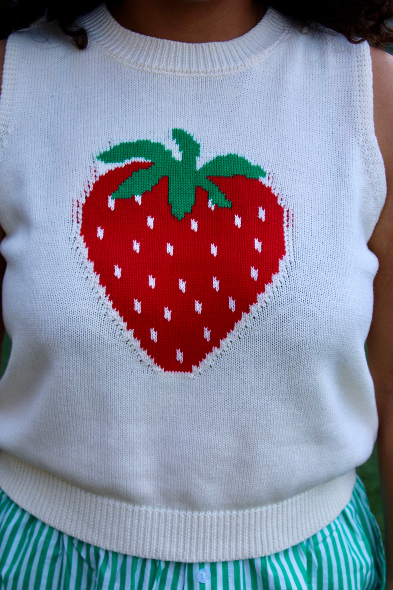 Summer Berry Knit Top