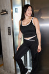 The Girl Contrast Active Pants Set