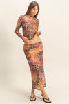 Kalina Mesh Maxi Skirt