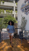 Autumn Latte Lace Satin Shorts