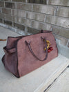 Chocolate Suede Chic Bag