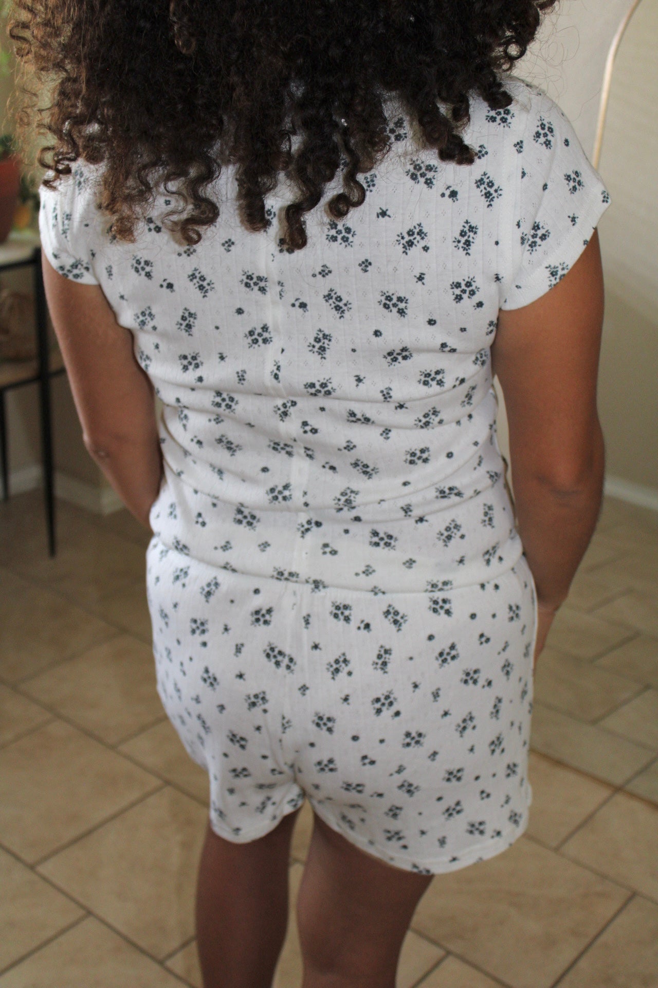 Cambry Ditsy Floral Lounge Shorts Set