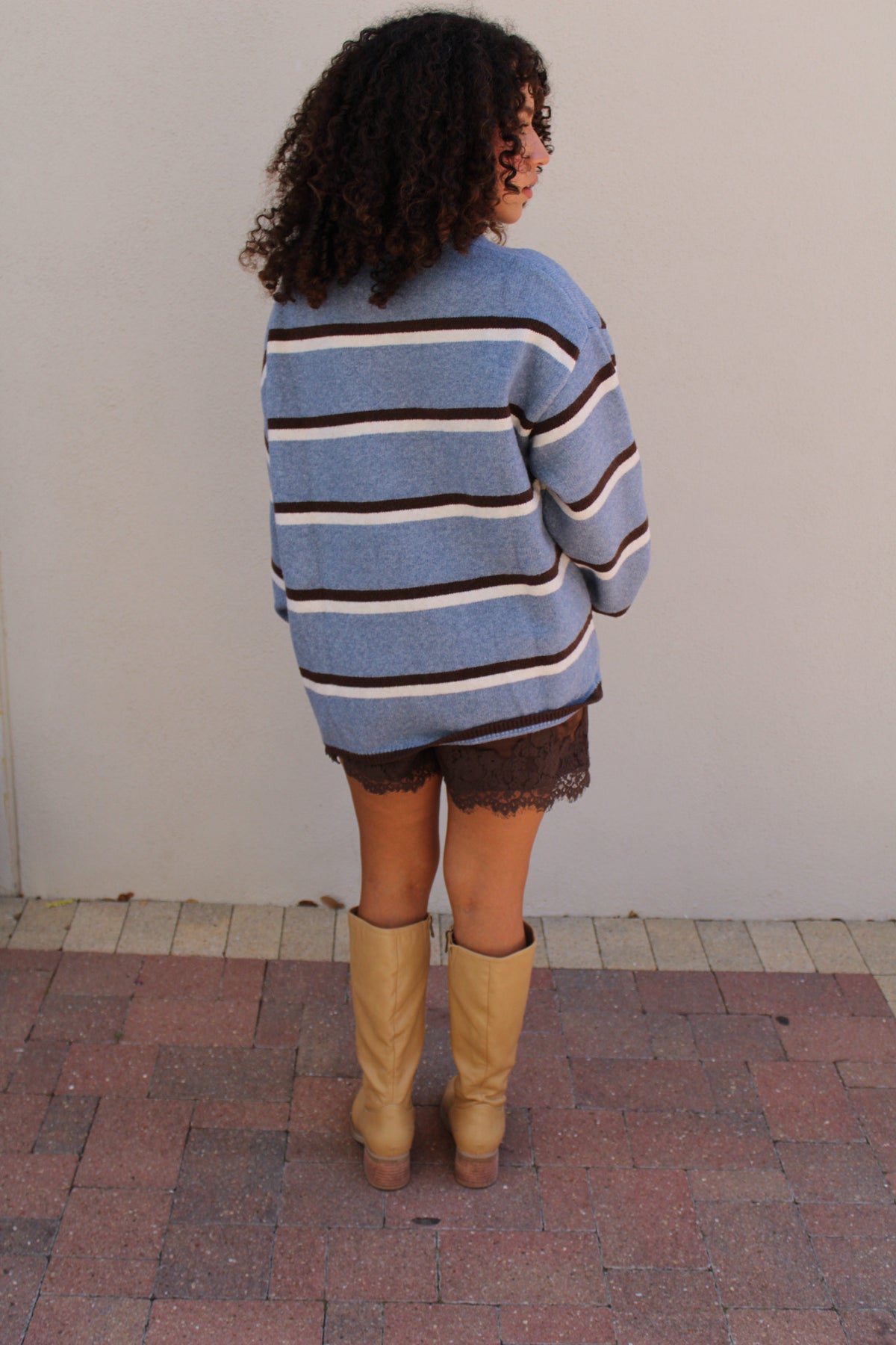 Fall Meadow Striped Cardigan