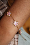 Marble Flower Bracelet