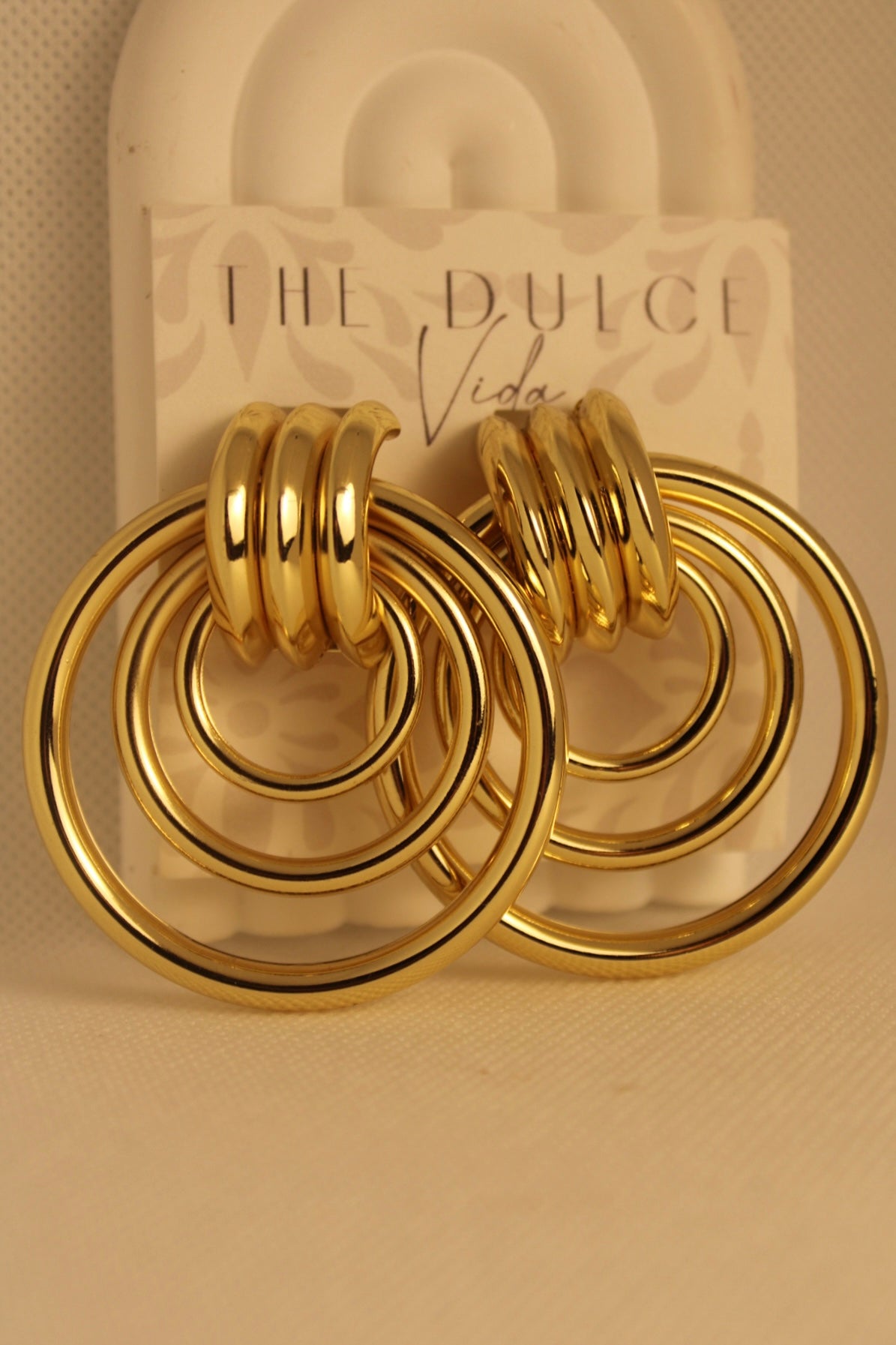 Yazi Statement Swirl Studs