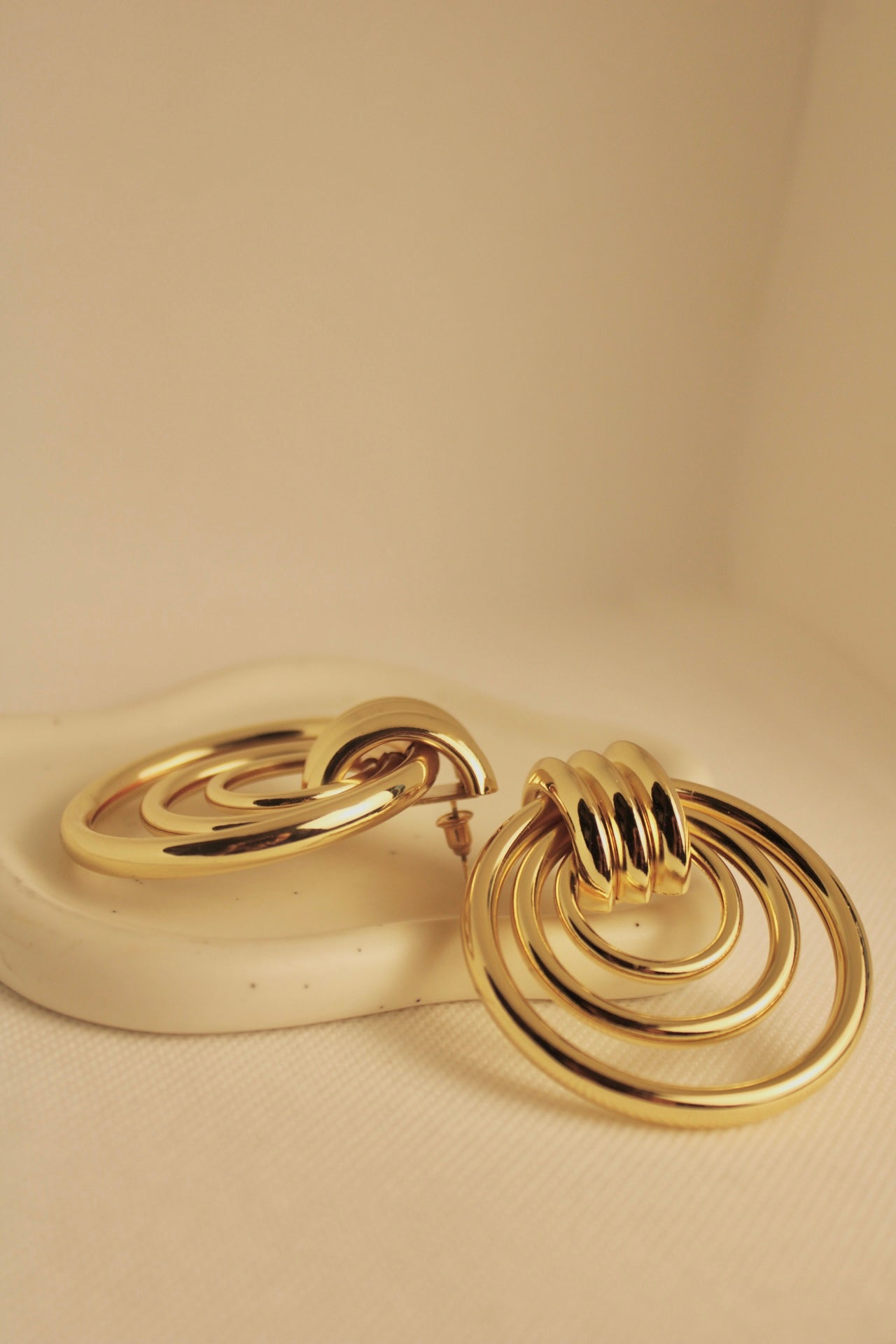 Yazi Statement Swirl Studs