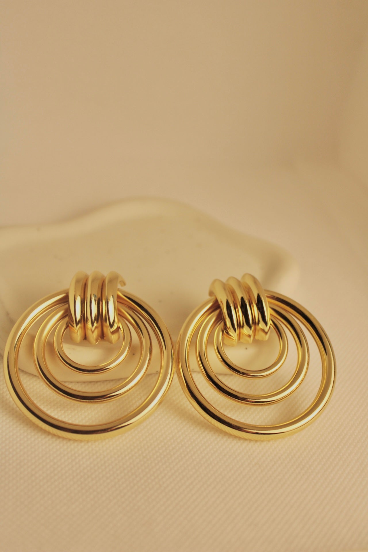 Yazi Statement Swirl Studs