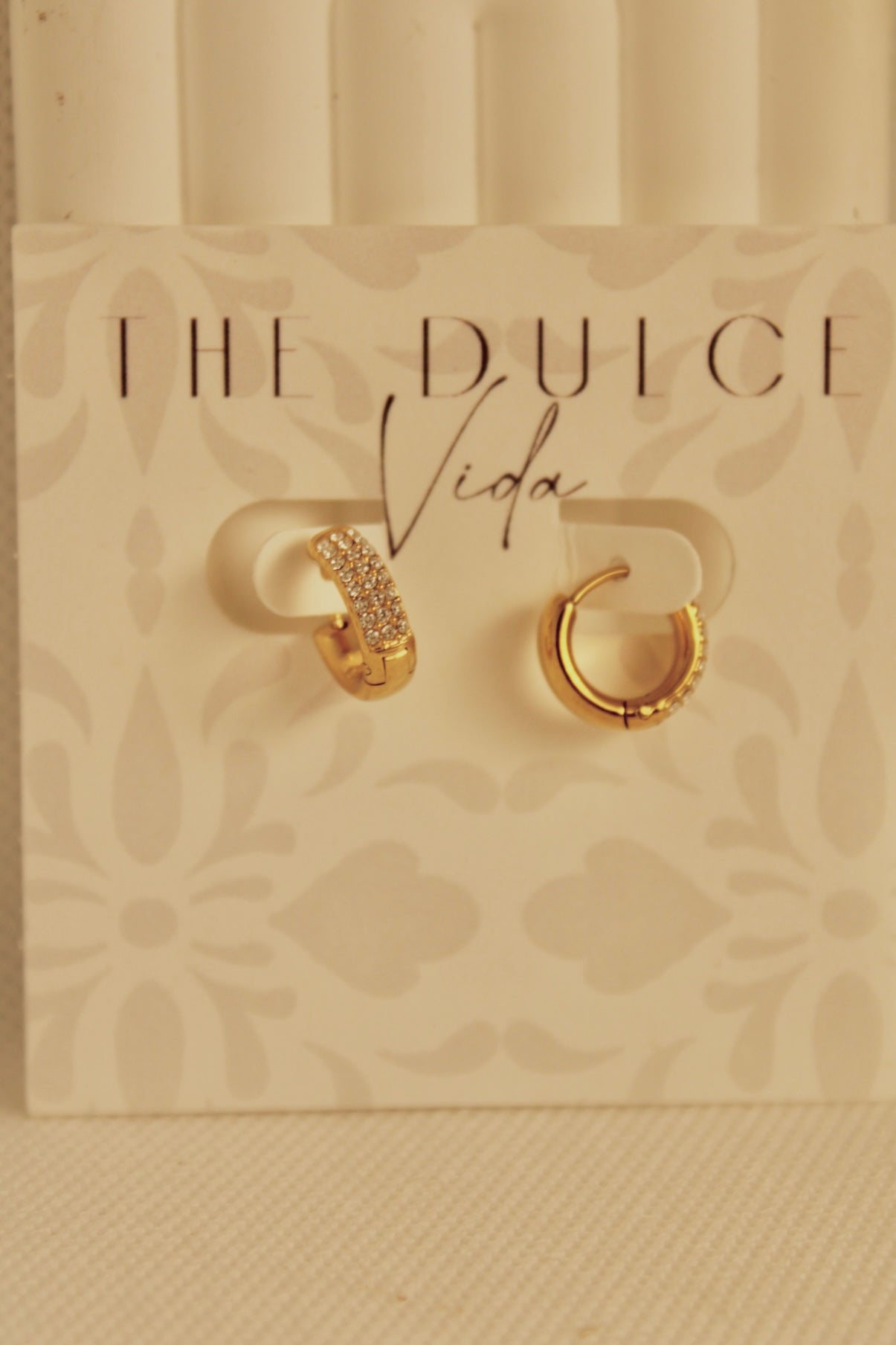 Gigi Mini Diamond Huggies