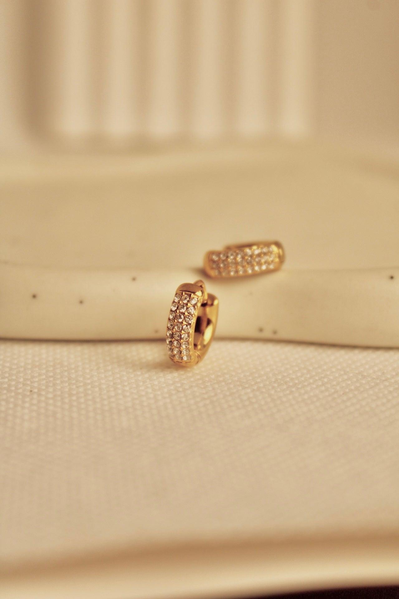 Gigi Mini Diamond Huggies