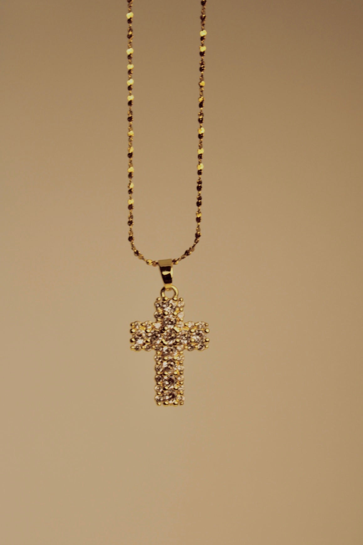 He Is Faithful Cross Necklace