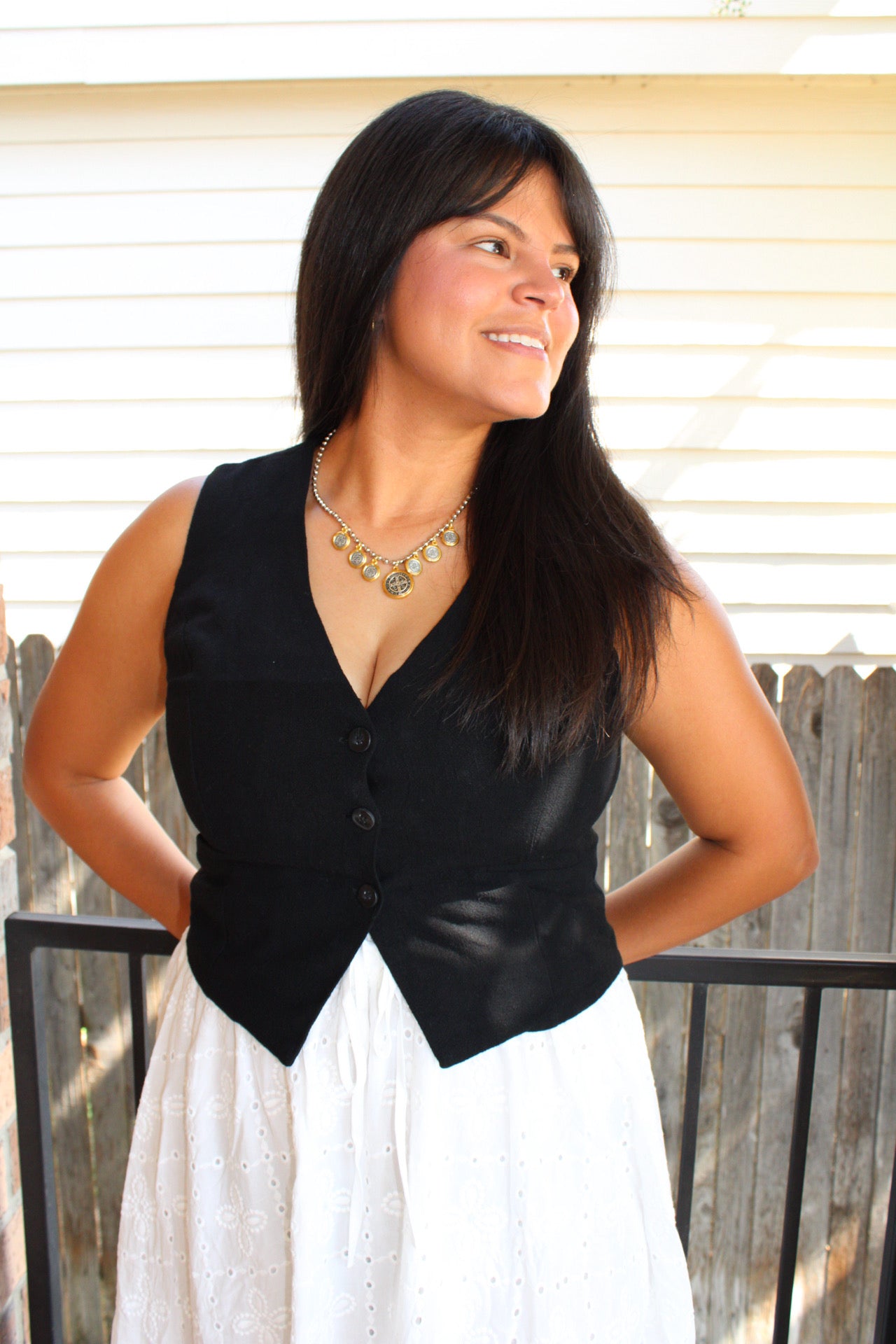 Vivian Linen Vest