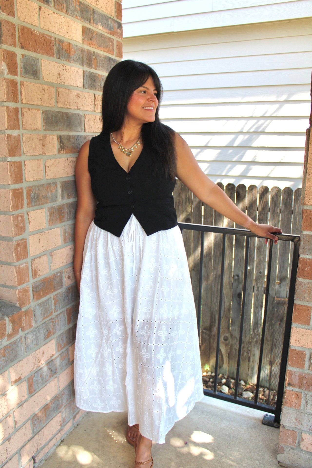 Vivian Linen Vest