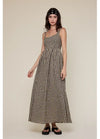 Vara Checkered Maxi Dress
