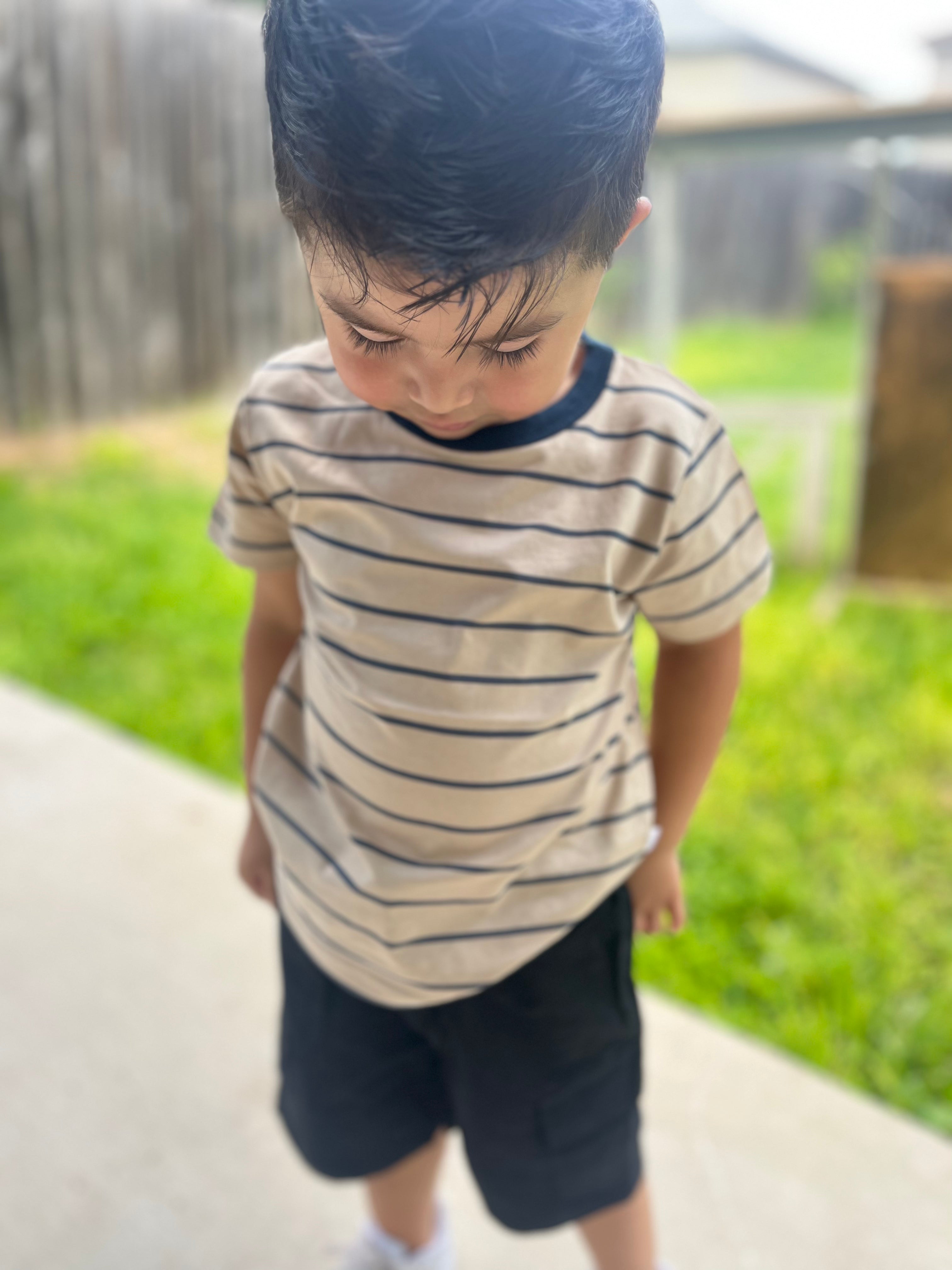 Boys Vintage Striped Tee