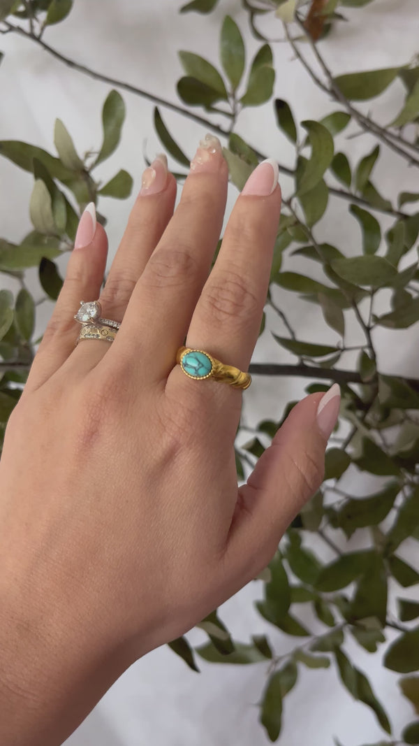 Sidney Turquoise Stone Ring